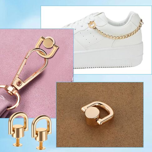 HPMJZ 6 PCS د حلقة مسمار أزرار رأس الكرة الذهب شقا الوجه الضخمة الزر مسمار المسمار الأزرار رأس الأزرار 360 درجة قابلة للدوران د لأجهزة حقيبة الأجهزة DIY الجلدية in Saudi Arabia