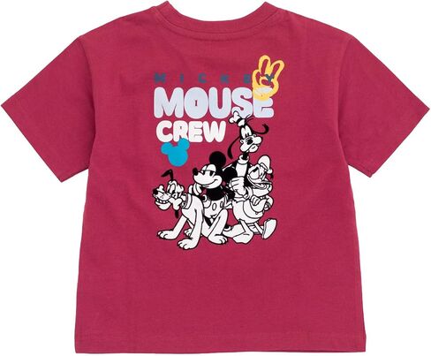 Disney Mickey Mouse Little Boys 3 Pack T-Shirts White/Red/Black 7-8 in Kuwait