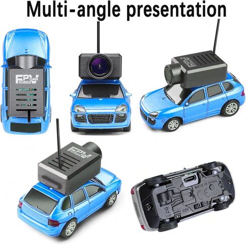 FPV RC Car with Camera, Remote Control SUV with Phone Mount, HD Live Video Stream, Carrying Case (Remote+APP Control Blue) in Saudi Arabia