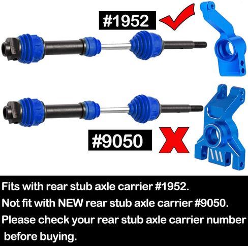 ترقيات عمود محرك أقراص محرك CVD جزء من 1/10 Slash Rustler Stampede VXL 4WD ، محولات محور الألومنيوم سداسي عشري 12 مم إلى 17 مم مع إزاحة 10 مم & #45 in Saudi Arabia
