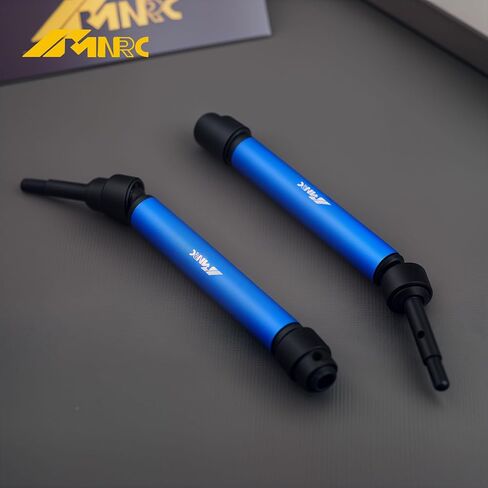 Adjustable 2Pcs Rear Driveshaft Kit for 1/10 Slash 2WD Drive Shaft Bandit Stampede Rustler Hoss VXL Series Upgrades Part Blue in Saudi Arabia