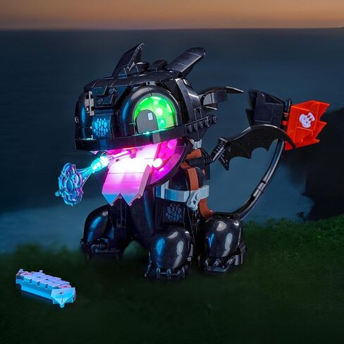 LED Lighting Compatible with Lego 10375 How to Train Your Dragon Toothless, Light Kit Compatible with Lego Icons Toothless 10375, NOT Included The Model Set - JUST Lights in Saudi Arabia