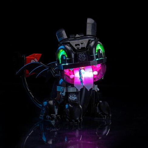 LED Lighting Compatible with Lego 10375 How to Train Your Dragon Toothless, Light Kit Compatible with Lego Icons Toothless 10375, NOT Included The Model Set - JUST Lights in Saudi Arabia