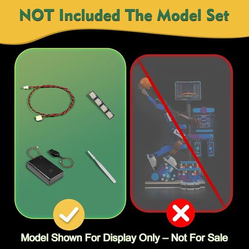 Light kit Compatible with Lego 43010 Nike Slam Dunk - No Model Only Light, LED Lighting Accessories Compatible with Lego Nike Slam Dunk (Standard Version) in Saudi Arabia