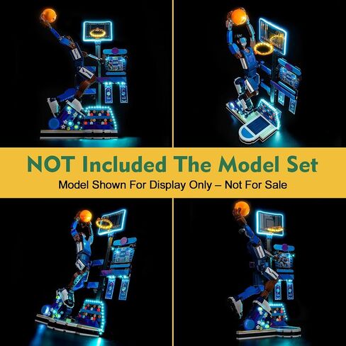 Light kit Compatible with Lego 43010 Nike Slam Dunk - No Model Only Light, LED Lighting Accessories Compatible with Lego Nike Slam Dunk (Standard Version) in Saudi Arabia