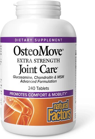 Natural Factors, OsteoMove Joint Care, Extra Strength Support for Joint and Bone Health, Non-GMO, 240 tablets (120 servings) in Saudi Arabia