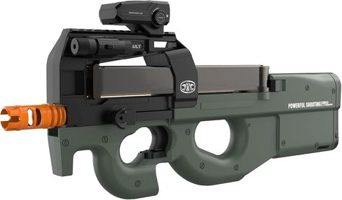 Gel Ball Blaster Toy Gun ، الكامل/شبه التلقائي ، 170 إطارًا في الثانية ، 12RPs ، 100 قدم ، مسدس جل splat ، Orby Gun لألعاب الفناء الخلفي in Saudi Arabia