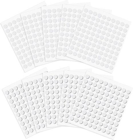 1000pcs Foam Dots 2mm and 1mm Thick Double-Sided Round Adhesive 3D Craft Foam Tape for Scrapbooking Mini Foams Stickers for Art Crafts DIY Handmade Card Making in Kuwait