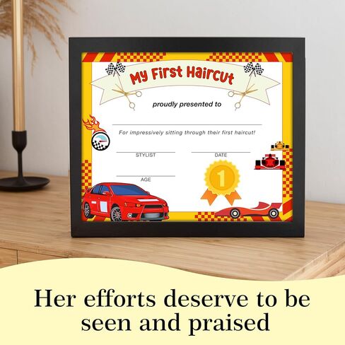 First Haircut Certificate, 25 Pcs Balloon Bear Award Certificates of Hair Cutting, My First Haircut Keepsake Certificate for Baby Kids Boys Girls, Hair Cutting Keepsake Decorations Supplies -A30 in Kuwait