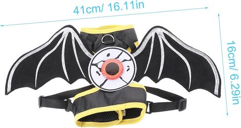 1set Cat Walking Leash Costume Kit for Halloween Cat Leash Stylish Pet Vest for Outdoor Adventures in Saudi Arabia