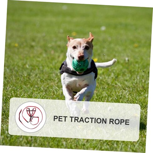 MERRYHAPY 3pcs Pet Hauling Cable Dog Traction Rope Small Breed Harness Dog Safe Christmas Party in Saudi Arabia
