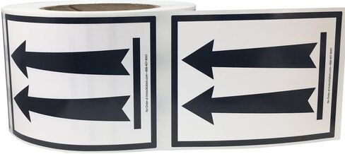 Air Specialty Black Arrows Up Labels 3 x 4 Inch 500 Adhesive Stickers in Saudi Arabia