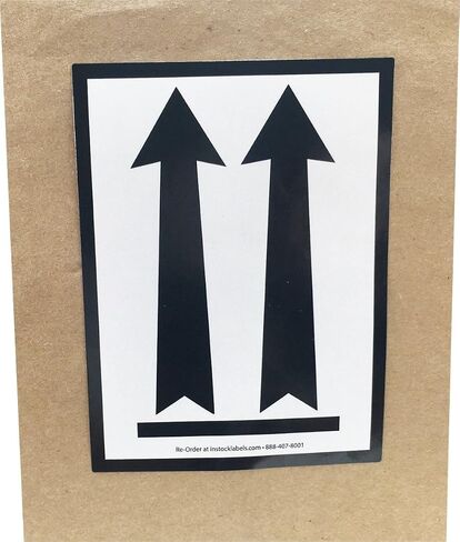 Air Specialty Black Arrows Up Labels 3 x 4 Inch 500 Adhesive Stickers in Saudi Arabia