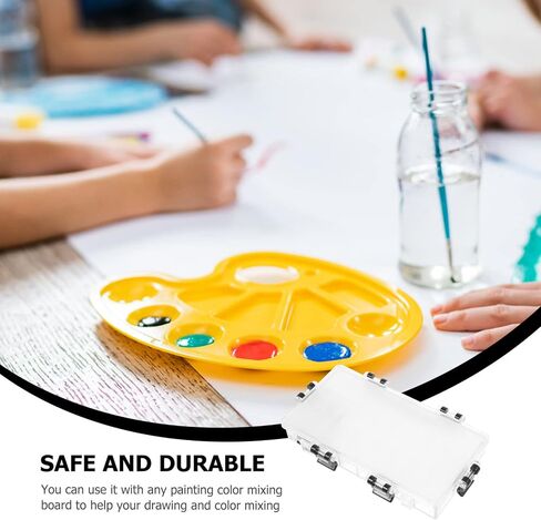Uonlytech Mixing Painting Trays Art Drawing Trays Moisturizing Paint Box Lids for Watercolor Paints in Saudi Arabia