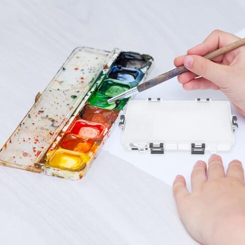 Uonlytech Mixing Painting Trays Art Drawing Trays Moisturizing Paint Box Lids for Watercolor Paints in Saudi Arabia