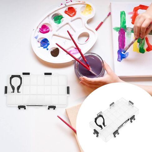 Uonlytech Mixing Painting Trays Art Drawing Trays Moisturizing Paint Box Lids for Watercolor Paints in Saudi Arabia