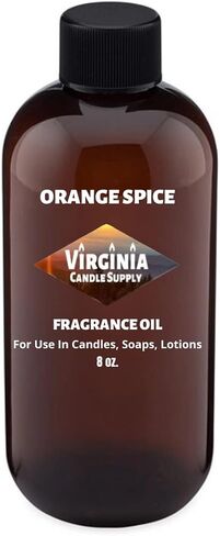 Orange Spice Fragrance Oil (8 oz Bottle) for Candle Making, Soap Making, Tart Making, Room Sprays, Lotions, Car Fresheners, Slime, Bath Bombs, Warmers in Saudi Arabia