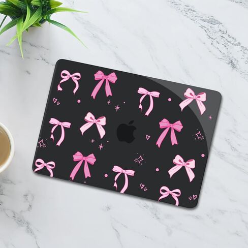 MOSISO Compatible with MacBook Air 13 inch Case 2025 2024 2023 2022 M4 A3240 M3 A3113 M2 A2681, Star Bowknots Plastic Hard Shell&Keyboard Cover&Screen Film for MacBook Air 13.6 inch Case, Transparent in Saudi Arabia
