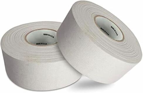 شريط عصا الهوكي CellyTape، بعرض 1.5 بوصة، 2 - حزمة، شريط قماش هوكي الجليد والأسطوانة، حراس المرمى، شريط مضرب البيسبول، مقبض لاكروس الرياضي، لاصق قوي، سهل التمزيق صنع في الولايات المتحدة الأمريكية (شريط أبيض) in Kuwait