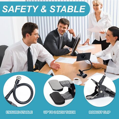 Clip On Cubicle Mirror, Computer Rearview Mirror, Convex Mirror for Personal Safety or Security Cabinet Desk Rear View Monitors (6.7 X 2.9" Rectangle Mirror) by CQNET in Saudi Arabia