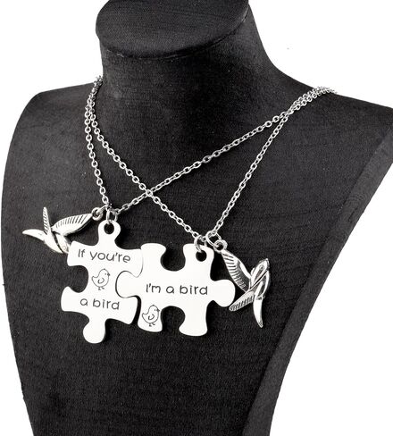 SEIRAA If You're A Bird I'm A Bird Keychain The Notebook Movie Jewelry Couple Keychain GiftF-9PBI in Saudi Arabia