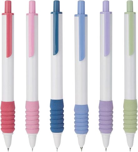 6 Pieces Refillable & Retractable Fountain Pen, Extra Fine Nib 0.38mm(Contrast Colors) in Saudi Arabia