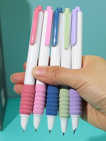 6 Pieces Refillable & Retractable Fountain Pen, Extra Fine Nib 0.38mm(Contrast Colors) in Saudi Arabia