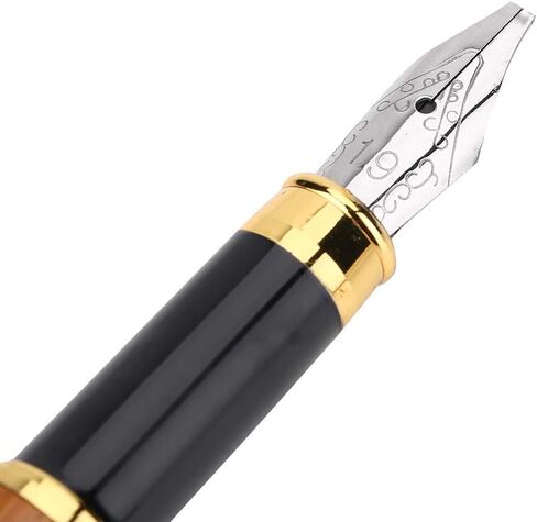 Zerodis Calligraphy Art Fountain Pen Broad Stub Chisel Nib Writing Gothic Arabic Italic for Calligraphists Artists Students (Pen tip 1.9mm) in Saudi Arabia