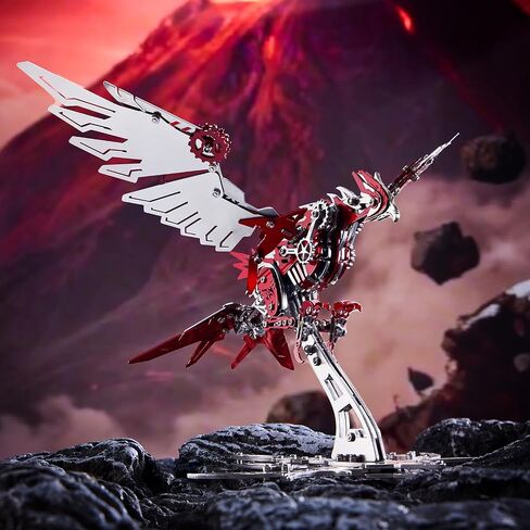 3D Metal Puzzles for Adults, 3D Metal Model Kits, 3D Puzzle Mechanical Eagle Models Kits for Men Teens and Students in Saudi Arabia