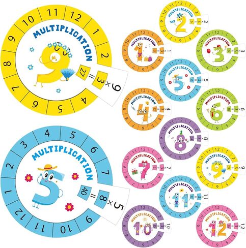 Cinrobiye Math Matrication Game Truplication Gingling Game 12Set Learning and Education BATCHS FOR CLASSHOM in Saudi Arabia