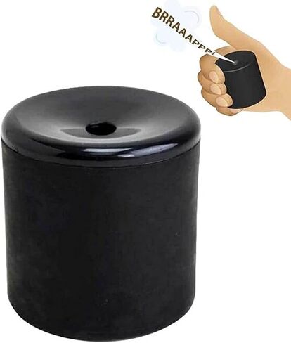 Black Novelty Squeeze Pooter ، النكات العملية مزحة صانع الضوضاء ، وآلة ضرطة ، هدية ناعمة ، لعبة الأصوات ، لعبة النكتة للبالغين للحفلات ، عيد ميلاد ، هدايا مضحكة in Saudi Arabia