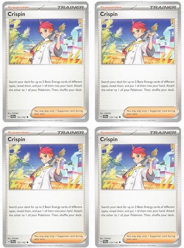 Crispin 133/142 - Stellar Crown Trainer Card Set x4 - Playset in Saudi Arabia