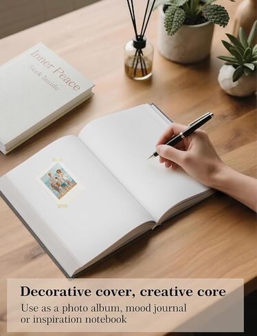 Real Pages Decorative Books Genuine Linen Gold Copper Foiling Engraved Books for Aesthetic Decoration Home Decor Bookshelf Coffee Table Bedside Table Mantle Decor, Set of 2 Faux/Fake Books in Saudi Arabia