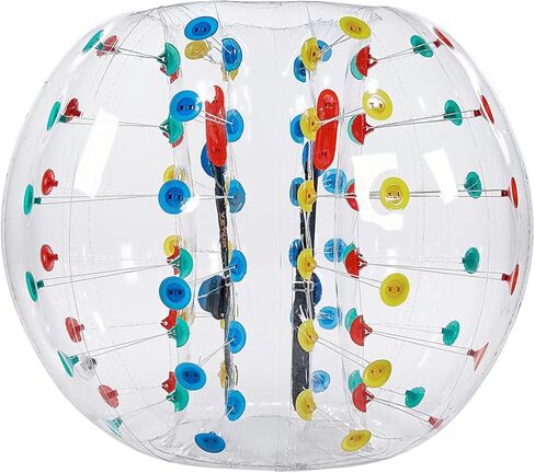 VEVOR Inflatable Bumper Ball, 4FT/5FT Body Sumo Zorb Balls for Teen, 0.8mm Thick PVC Human Hamster Bubble Balls for Outdoor Team Gaming Play, Bumper Bopper Toys for Garden, Yard, Park in Saudi Arabia