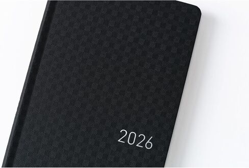Hobonichi Techo 2026 Weeks – Paper Series: Black Gingham (English, Tall & Slim, January Start) in Saudi Arabia