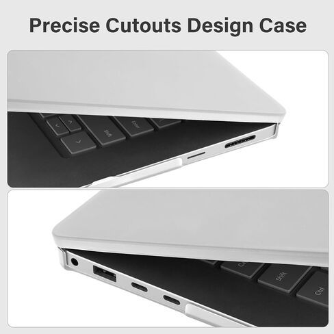 Mosiso متوافق مع Microsoft Surface Laptop 15 بوصة العلبة السابعة Copilot+ PC 2025 2024 إطلاق شاشة اللمس طراز 2037 ، قذيفة صلبة بلاستيكية مع غلاف الشاشة والوحة المفاتيح ، الأسود in Saudi Arabia