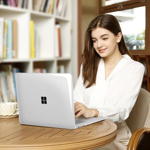 Mosiso متوافق مع Microsoft Surface Laptop 15 بوصة العلبة السابعة Copilot+ PC 2025 2024 إطلاق شاشة اللمس طراز 2037 ، قذيفة صلبة بلاستيكية مع غلاف الشاشة والوحة المفاتيح ، الأسود in Saudi Arabia