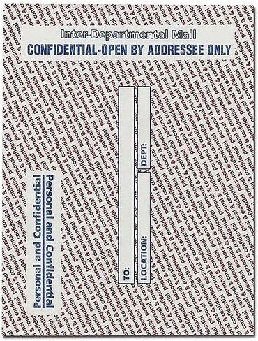 Staples 487513 Personal & Confidential Inter-Departmental Envelopes 10-Inch x 13-Inch 100/BX in Saudi Arabia