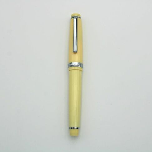 JINHAO 82 Fountain Pen - Acrylic Material Pen Barrel, Iridium Medium Nib with Ink Converter Smooth Writing Pen Classic Design Avocado Green (Silver Trim, M) in Kuwait
