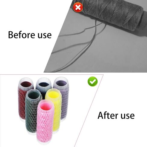 100 PCS Threads شبكة التخزين المؤقت ، شبكة خياطة التخزين المؤقت لأحجام مختلفة من خياطة خياطة التطريز و Serger Thread Rockes Cons 6x1cm in Saudi Arabia