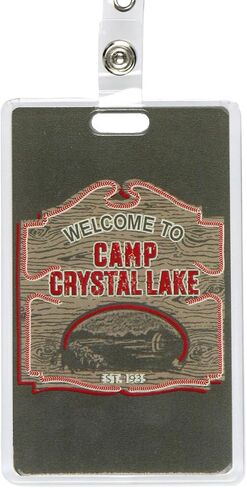 يوم الجمعة 13th Camp Certal Lake Retractable Badge Badge Lanyard Horror Jason Voorhees Mask in Saudi Arabia