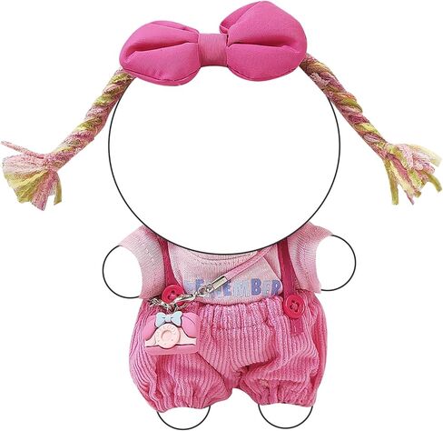 دمية ملابس-زي بلعب الأدوار الملك | معطف Cape Coat المكون من 3 قطع لـ 17 سم LBB ، ويشمل: Little King Crown ، و White Fralled Round Top ، و Red Cape--لم يتم تضمينه in Kuwait