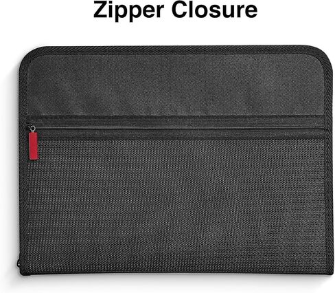 Staples TRU RED Accordion File, 7-Pocket, Letter Size, Black (TR51818) in Saudi Arabia