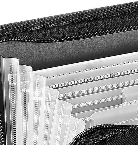 Staples TRU RED Accordion File, 7-Pocket, Letter Size, Black (TR51818) in Saudi Arabia