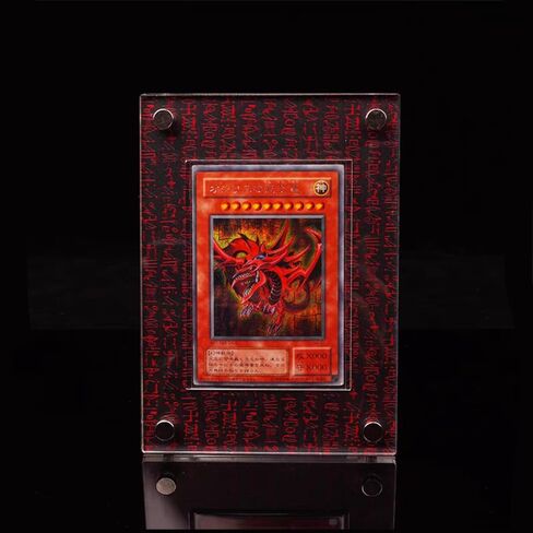 3 عرض بطاقات الإله المصرية ، متوافق مع بطاقات Yugioh Slifer/Obelisk/RA ، إطارات مجموعة الأسطوريات الأكريليك TCG (العرض الثلاثي) in Saudi Arabia