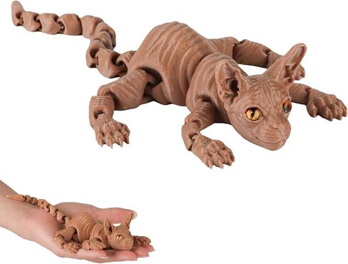 ألعاب حيوانية ثلاثية الأبعاد المطبوعة ، 12 بوصة ، ألعاب تململ مرنة مرنة ، لعبة jumbo 3D المطبوعة ، لعبة الإجهاد حيوان ، من أجل المنزل ، ديكور ، ديكور المكتب (القهوة) in Saudi Arabia