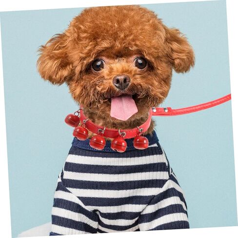 Pet Cat Dog Collar مقود مع حزام حبل حمراء متين in Kuwait