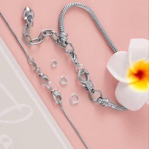 4pcs 925 Sterling Silver Split Jump Ring, 5mm Double Loops Round Jump Rings, Small Jewelry Clasp Connectors for Necklace Bracelet Earring Jewelry Making in Kuwait