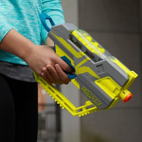 Nerf Hyper Fuel-20 Blaster, 20 Nerf Hyper Rounds, Up to 110 Fps Velocity, Hopper Fed, 20-Round Capacity, Easy Reload, Eyewear Included,Multicolor in Saudi Arabia