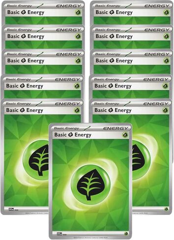 Pokemon Grass Energy SVE 009 Card Set x11 - Stain Glass Pattern Stellar Crown in Saudi Arabia